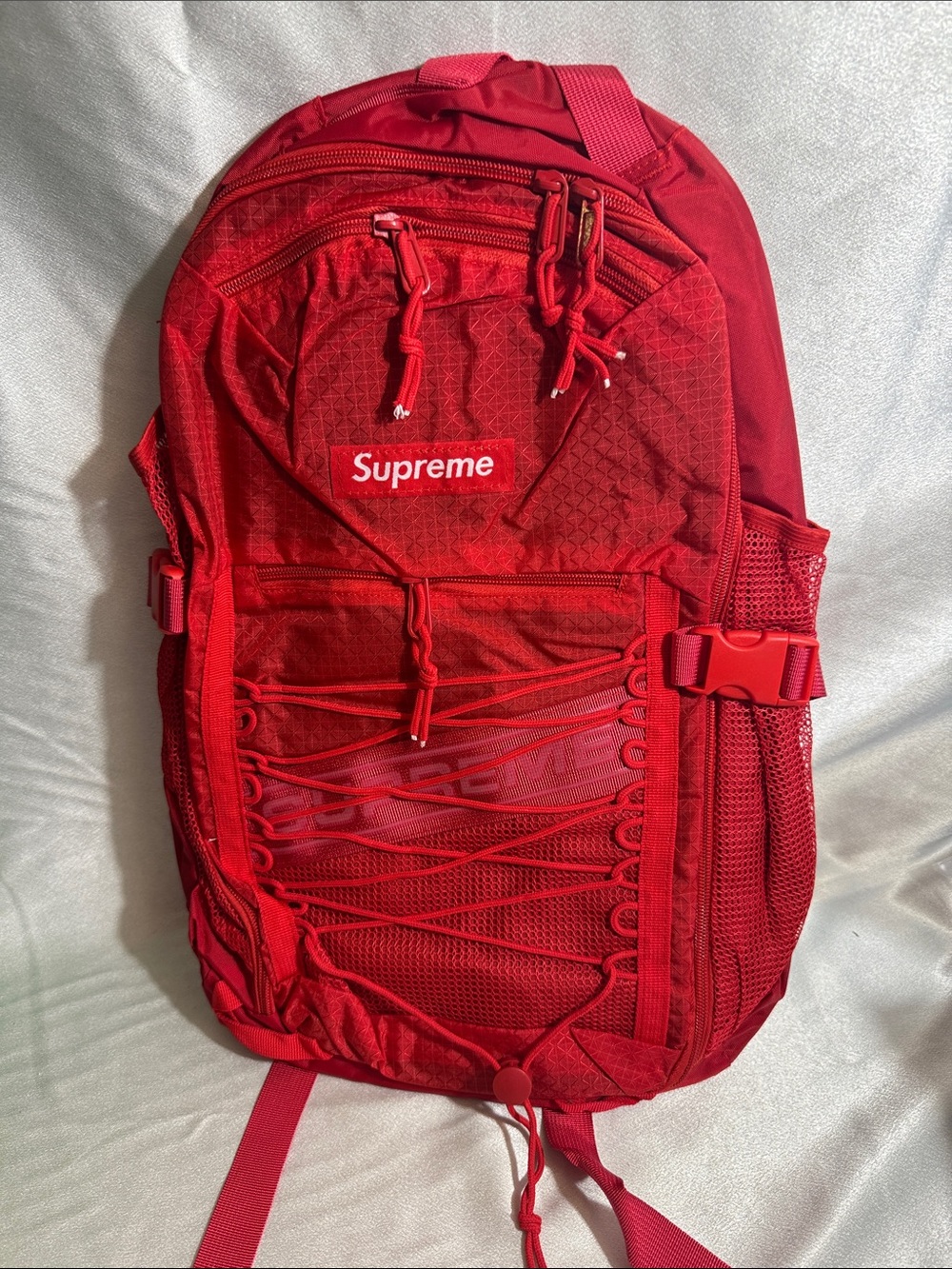 New!🔥Supreme Red Tactical-Style Backpack!🔥